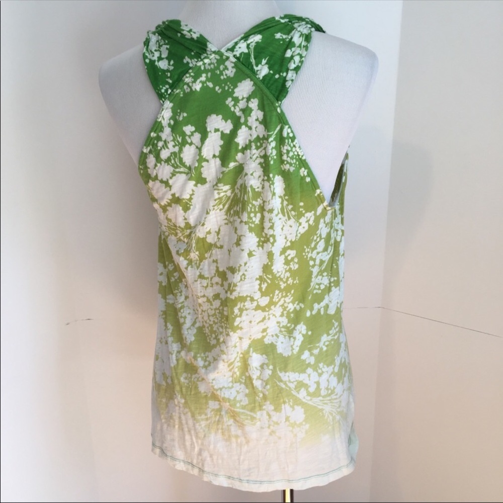 ANTHRO floral ombré tank - Picture 2 of 5